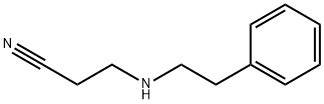 3-[(2-phenylethyl)amino]propanenitrile Struktur
