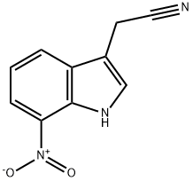 1H-Indole-3-acetonitrile, 7-nitro- Structure