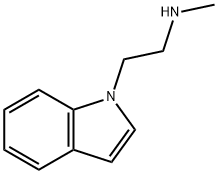 [2-(1H-インドール-1-イル)エチル]メチルアミン 化学構造式