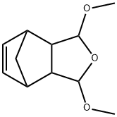 1,3,3A,4,7,7-ALPHA-HEXAHYDRO-1,3-DIMETHOXY-4,7-METHANOISOBENZOFURAN 化学構造式