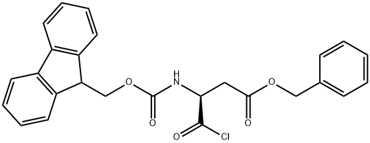FMOC-ASP(OBZL)-CL 化学構造式