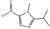 イプロニダゾール 化学構造式