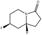 3(2H)-Indolizinone,7-fluorohexahydro-,cis-(9CI) Structure
