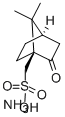 [(1S,4R)-7,7-ジメチル-2-オキソビシクロ[2.2.1]ヘプタン-1-イル]メタンスルホン酸アンモニウム 化学構造式