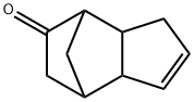 3,3a,4,6,7,7a-ヘキサヒドロ-4,7-メタノ-5H-インデン-5-オン 化学構造式
