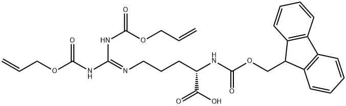 FMOC-ARG(ALOC)2-OH Struktur