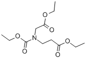 N-(ETHOXYCARBONYL)-N-(ETHOXYCARBONYKLETHYL)GLYCINE ETHYL ESTER Struktur