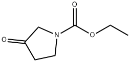 1-N-エトキシカルボニル-3-ピロリドン 化学構造式