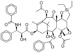 7-O-(Triethylsilyl) Paclitaxel Struktur