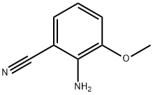 2-Amino-3-methoxybenzonitrile Struktur
