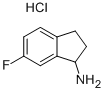 6-氟-2,3-二氢-1H-茚-1-胺盐酸盐,148940-94-7,结构式