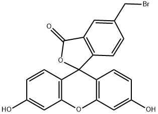 5-ブロモメチルフルオレセイン 化学構造式