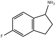 1H-INDEN-1-AMINE, 5-FLUORO-2,3-DIHYDRO Struktur