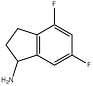 4,6-DIFLUORO-INDAN-1-YLAMINE HYDROCHLORIDE Structure