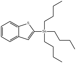 2-TRIBUTYLSTANNYLBENZO[B]THIOPHENE Structure