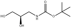 叔丁基(R)-(2,3-二羟丙基)氨基甲酸酯, 148983-23-7, 结构式