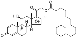 Dexamethasone palmitate Structure