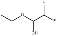 ジフルオロアセトアルデヒドエチルヘミアセタール 化学構造式