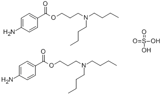硫酸丁丙卡因, 149-15-5, 结构式