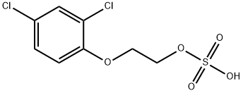 硫酸水素2-(2,4-ジクロロフェノキシ)エチル 化学構造式