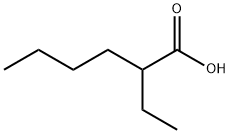 2-エチルヘキサン酸 化学構造式