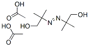 2,2'-Azobis[2-methyl-1-propanol]diacetate Structure
