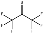 1,1,1,3,3,3-Hexafluoropropane-2-thione Struktur