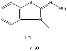 3-METHYL-2-BENZOTHIAZOLINONE HYDRAZONE HYDROCHLORIDE Structure