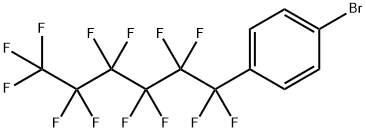 4-(全氟己基)溴苯,149068-56-4,结构式