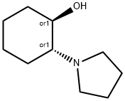 2-吡咯烷-1-基环己醇 结构式