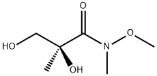 (2S)-2,3-Dihydroxy-N-methoxy-2,N-dimethyl-propionamide Structure