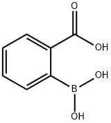 2-カルボキシフェニルボロン酸 化学構造式