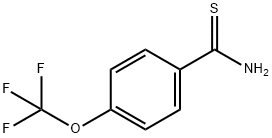 4-(トリフルオロメトキシ)チオベンズアミド 化学構造式