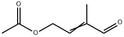 3-formylbut-2-enyl acetate Structure