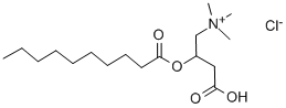 DL-DECANOYLCARNITINE CHLORIDE,14919-36-9,结构式