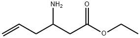 5-Hexenoic  acid,  3-amino-,  ethyl  ester 结构式