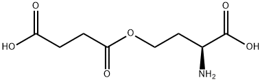 O-スクシニル-L-ホモセリン 化学構造式