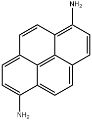 1,6-ジアミノピレン 化学構造式