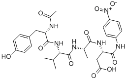 AC-TYR-VAL-ALA-ASP-PNA, 149231-66-3, 结构式