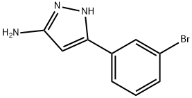 5-(3-BROMO-PHENYL)-2H-PYRAZOL-3-YLAMINE Struktur