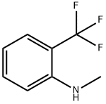 2-(メチルアミノ)ベンゾトリフルオリド 化学構造式