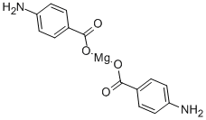 4-氨基苯甲酸镁, 14926-08-0, 结构式