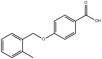 4-[(2-methylbenzyl)oxy]benzoic acid Structure