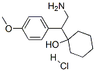 1-(4-METHOXYPHENYL)-2-AMINOETHYL CYCLOHEXANOL HYDROCHLORIDE Struktur