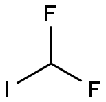 DIFLUOROIODOMETHANE Struktur