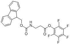 FMOC-BETA-ALA-OPFP, 149303-38-8, 结构式