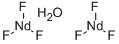 ふっ化ネオジム0.5水和物 化学構造式