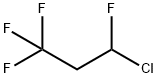 3-CHLORO-1,1,1,3-TETRAFLUOROPROPANE Struktur