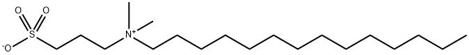 3-(N,N-Dimethylmyristylammonio)propanesulfonate Structure