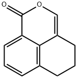5,6-二氢-1H,4H-萘并[1,8-CD]吡喃-1-酮 结构式
